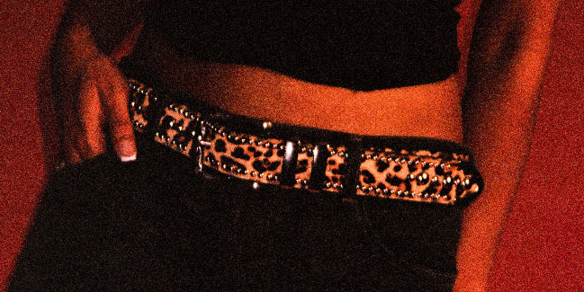 LEOPARD PRINT BELT