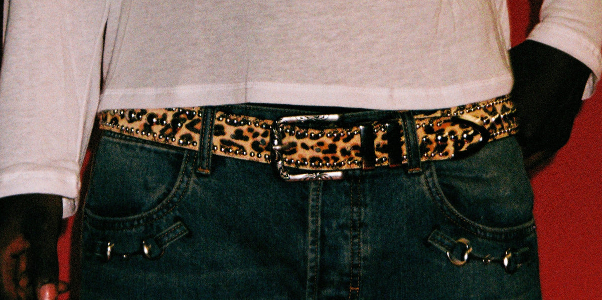 LEOPARD PRINT BELT